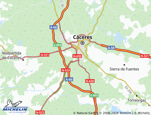 Kaart MICHELIN Industrial Aldea Moret - ViaMichelin