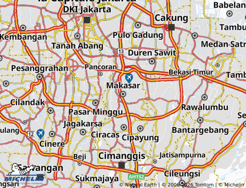Mapa MICHELIN Macasar - ViaMichelin