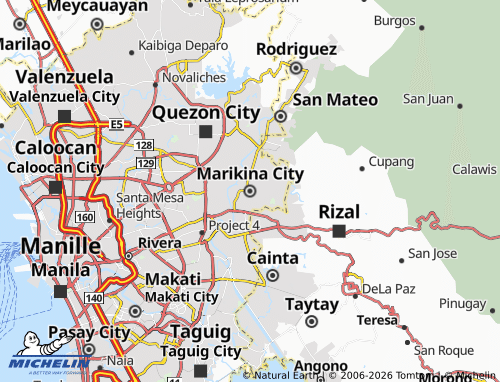 MICHELIN Marikina City map - ViaMichelin