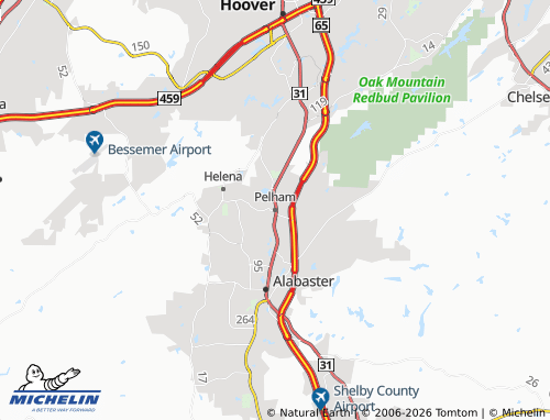 Mappa MICHELIN Pelham - ViaMichelin