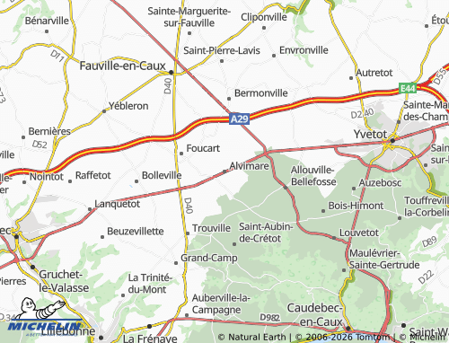Mapa MICHELIN Alvimare - ViaMichelin