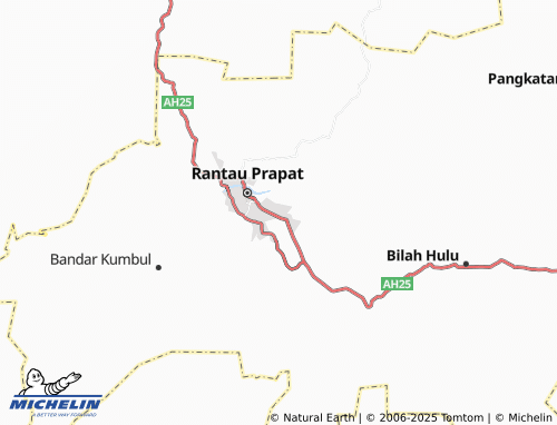 MICHELIN Rantau Selatan map - ViaMichelin