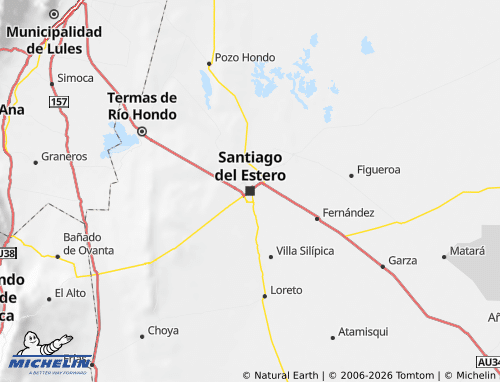 MICHELIN-Landkarte Santiago del Estero - ViaMichelin