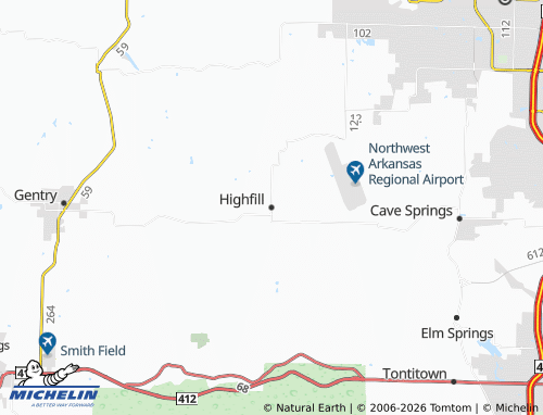Mappa MICHELIN Highfill - ViaMichelin