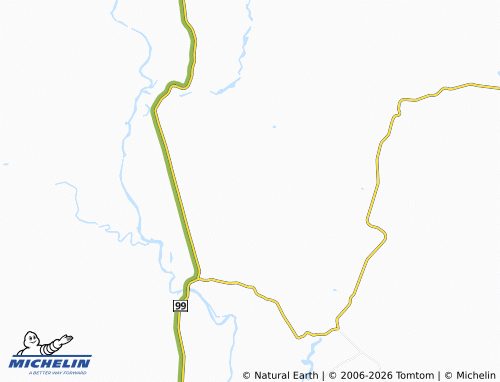 Mapa MICHELIN Eastern Bush - ViaMichelin