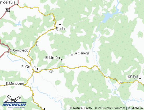 MICHELIN La Ciénega map - ViaMichelin