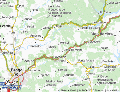 MICHELIN Mata map - ViaMichelin