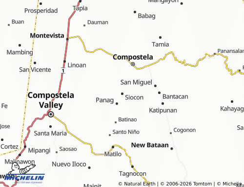 Mappa MICHELIN Siocon - ViaMichelin