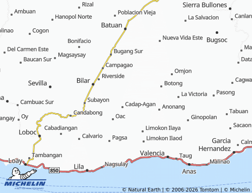 MICHELIN Canhayupon map - ViaMichelin