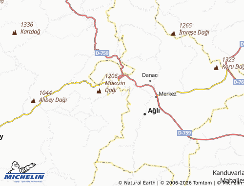 Mappa MICHELIN Hocaköy - ViaMichelin