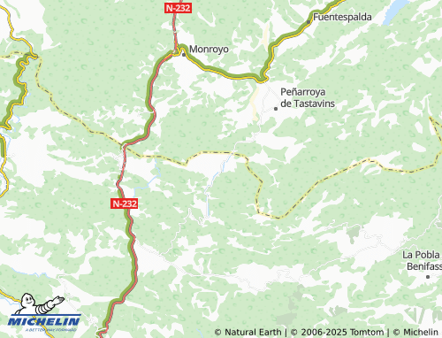 MICHELIN Herbers map - ViaMichelin