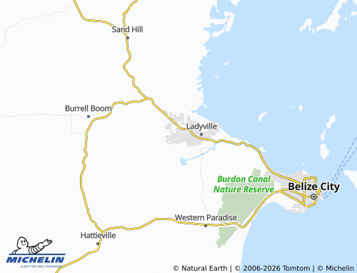 MICHELIN Lord's Bank map - ViaMichelin