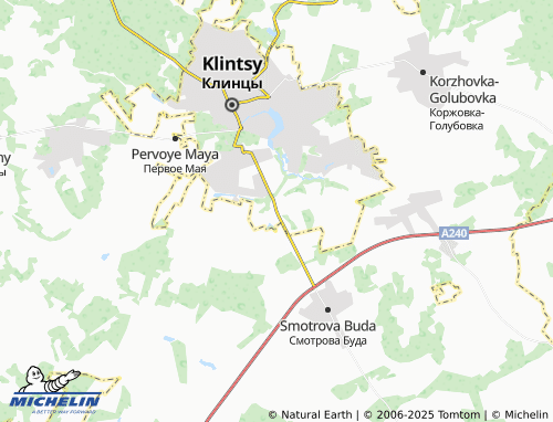 MICHELIN Tokarevshchina map - ViaMichelin
