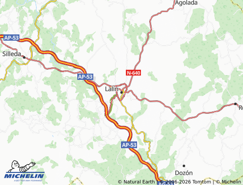 MICHELIN Lalín (Santa María das Dores) map - ViaMichelin
