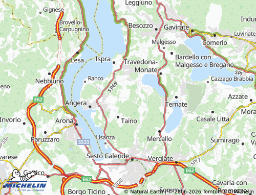 MICHELIN Capronno map - ViaMichelin