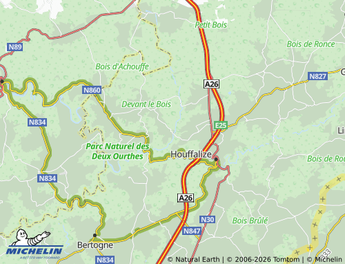 Mappa MICHELIN Achouffe - ViaMichelin