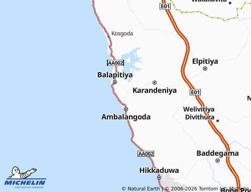Carte MICHELIN Wadumulla - ViaMichelin