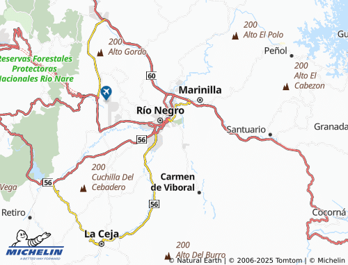 MICHELIN El Rosal map - ViaMichelin