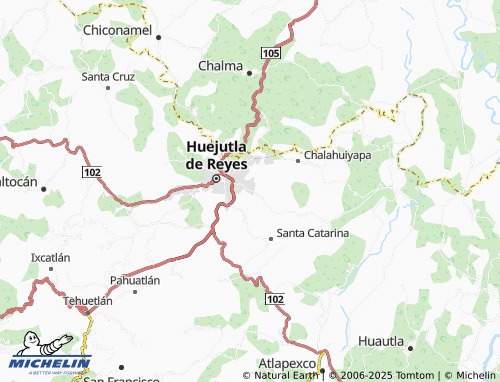MICHELIN Linda Vista map - ViaMichelin