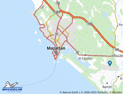 MICHELIN Casas Económicas map - ViaMichelin