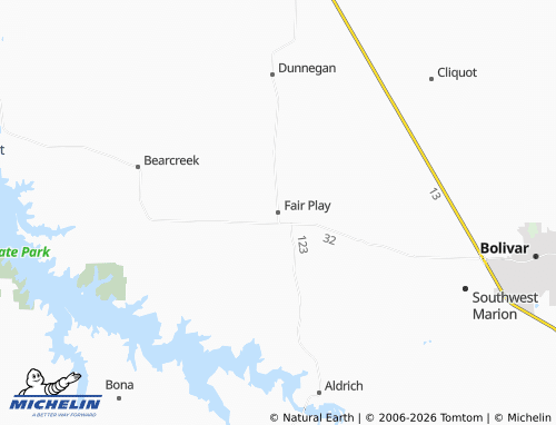 Mapa MICHELIN Fair Play - ViaMichelin