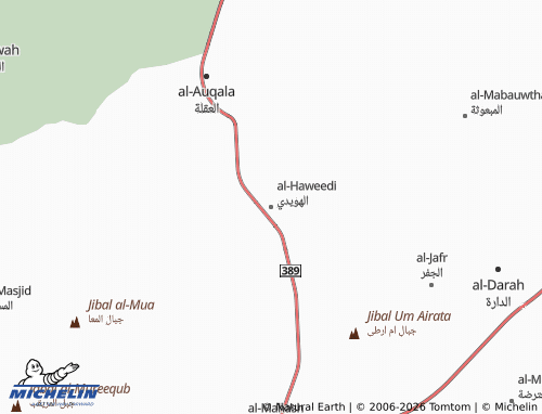 MICHELIN-Landkarte al-Haweedi - ViaMichelin