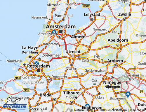 Carte MICHELIN Utrecht - ViaMichelin