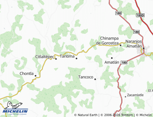 MICHELIN Tantima map - ViaMichelin