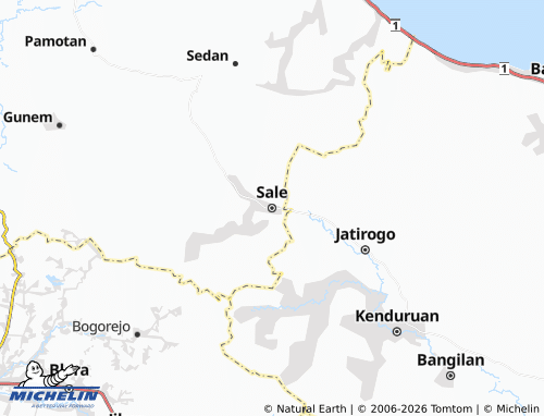 Mapa MICHELIN Sale - ViaMichelin