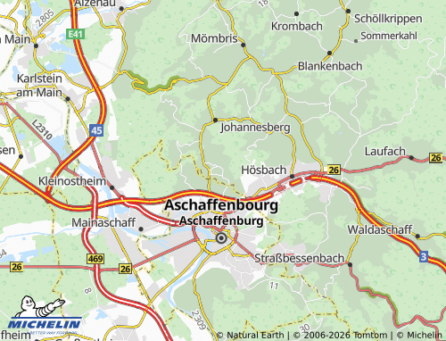 Mapa MICHELIN Glattbach - ViaMichelin