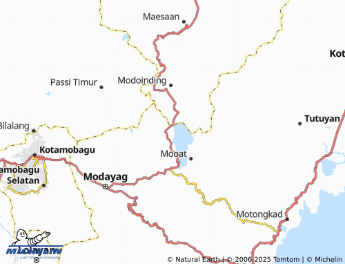 MICHELIN Bongkudai Timur map - ViaMichelin