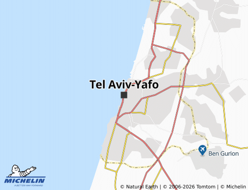 Mappa MICHELIN Tel Aviv-Yafo - ViaMichelin