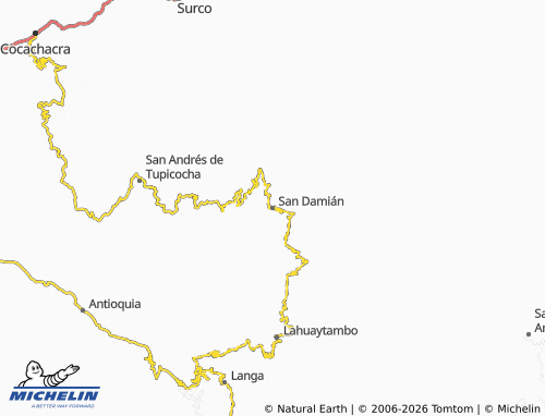 Mappa MICHELIN San Damián - ViaMichelin