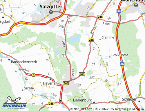MICHELIN Calbecht map - ViaMichelin
