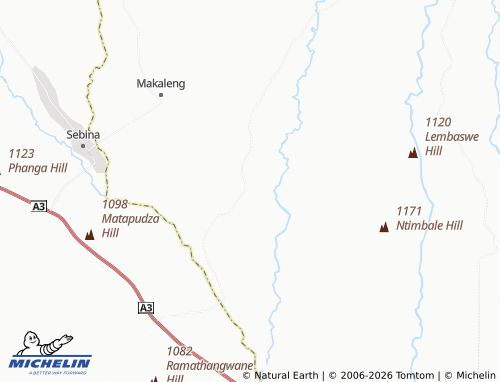 MICHELIN Masingwaneng map - ViaMichelin