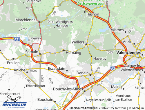MICHELIN Hélesmes map - ViaMichelin