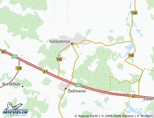 MICHELIN Stasiūnai map - ViaMichelin