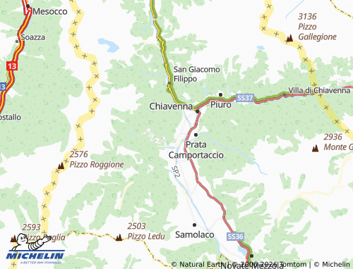 MICHELIN Mese map - ViaMichelin