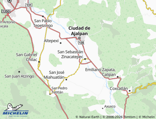 Mapa MICHELIN Las Flores - ViaMichelin