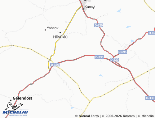 Mappa MICHELIN Bahtiyar - ViaMichelin