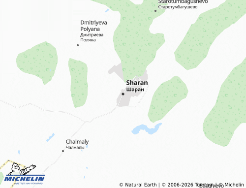 MICHELIN-Landkarte Sharan - ViaMichelin