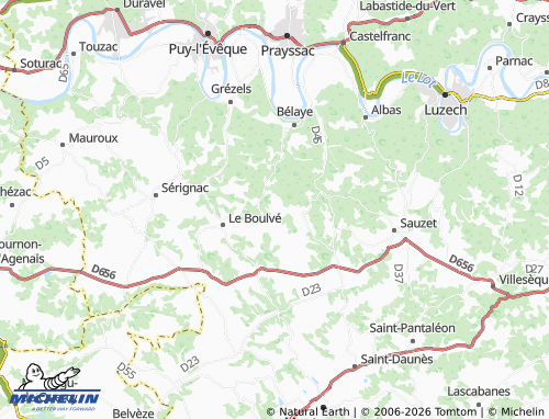 MICHELIN Pons map - ViaMichelin