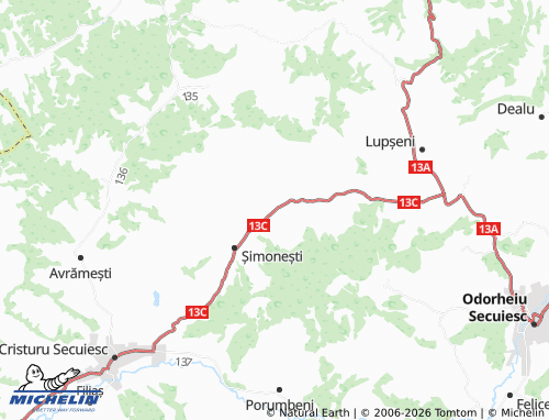 Mappa MICHELIN Cădaciu Mare - ViaMichelin