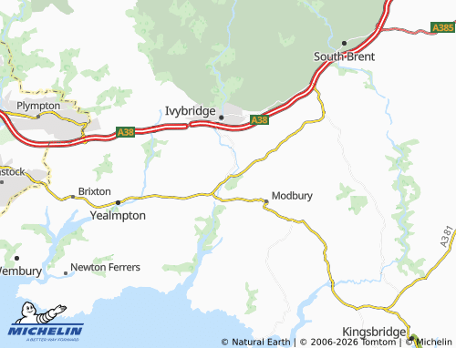 Carte MICHELIN Ermington - ViaMichelin