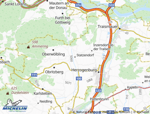 MICHELIN Statzendorf map - ViaMichelin