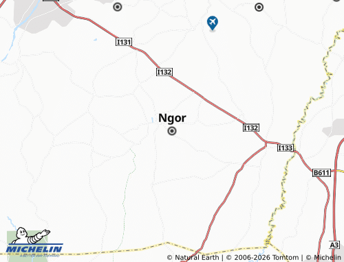 MICHELIN Ngor map - ViaMichelin