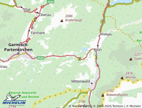 MICHELIN-Landkarte Gerold - ViaMichelin