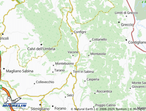 Mapa MICHELIN Vacone - ViaMichelin