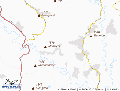 MICHELIN-Landkarte Cabuka - ViaMichelin