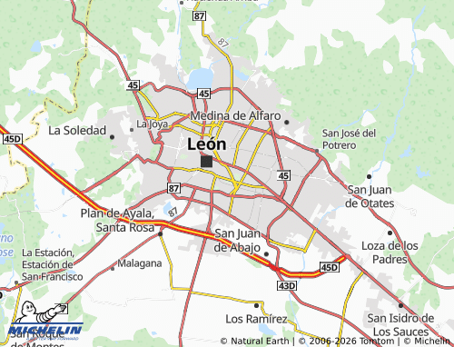 Carte MICHELIN Tepeyac - ViaMichelin